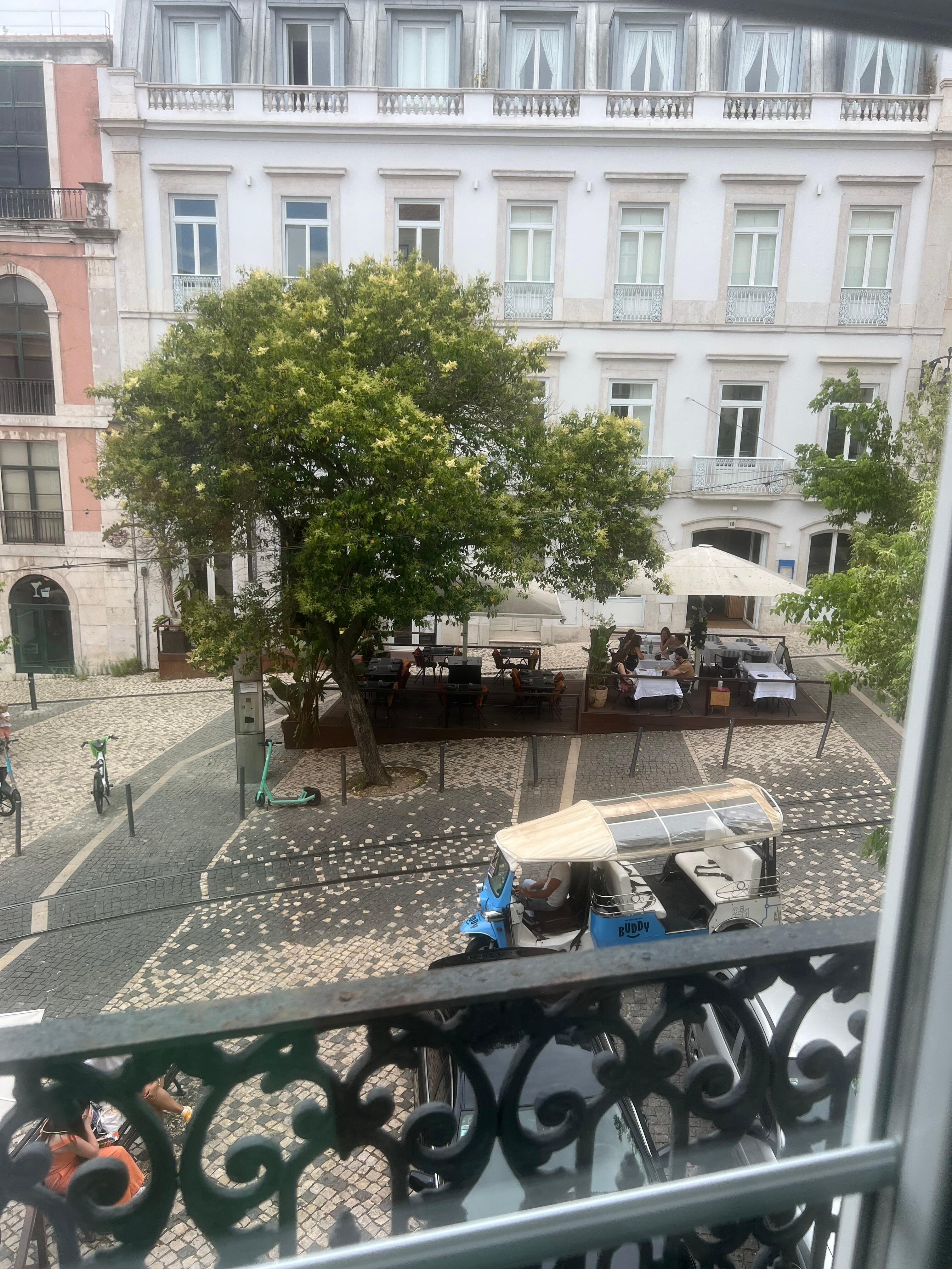 View from balcony