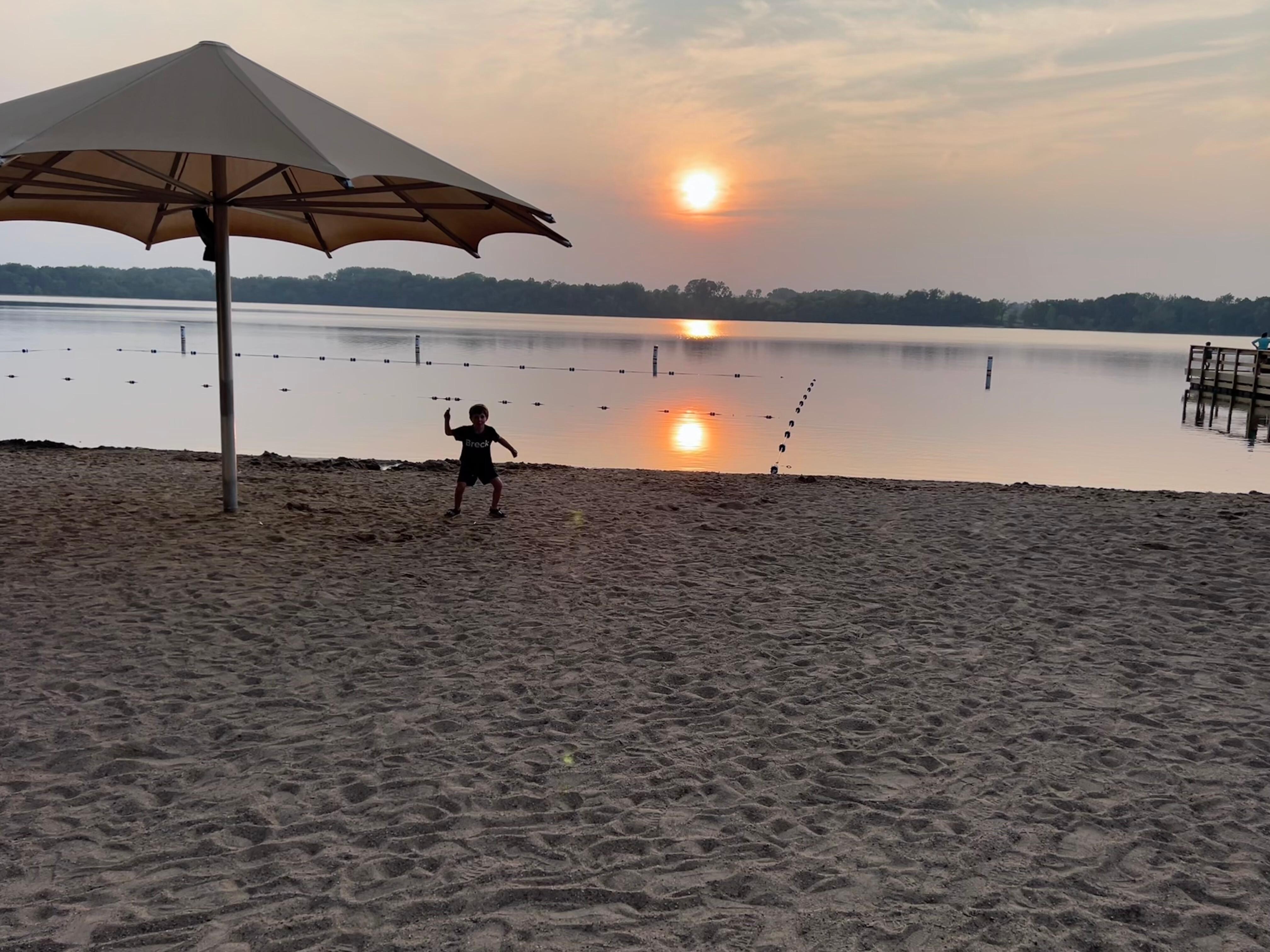 We walked down for almost every perfect sunset.