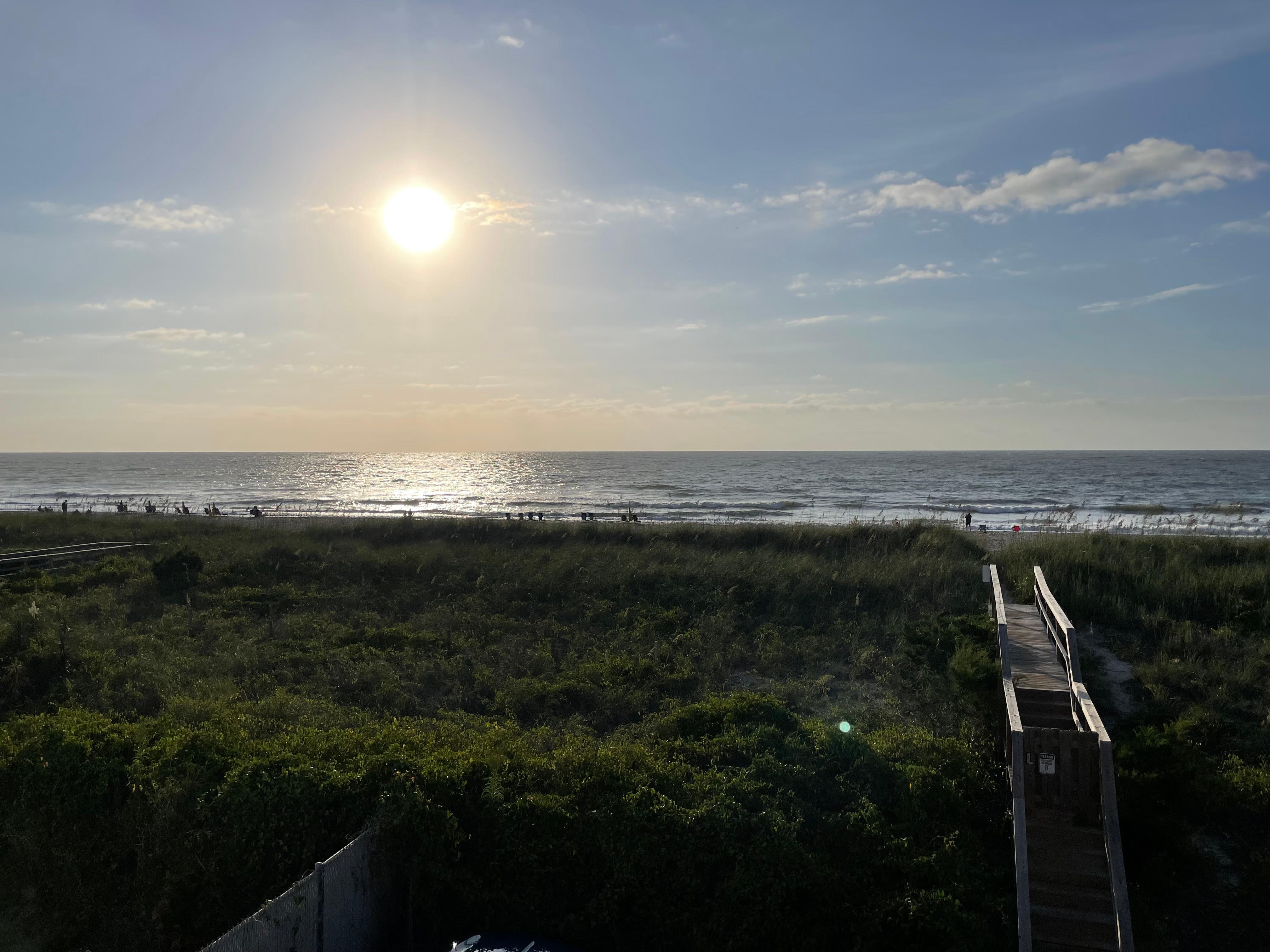 View from the balcony 