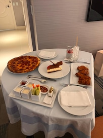 Late night room service.