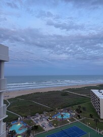 Upstairs patio view