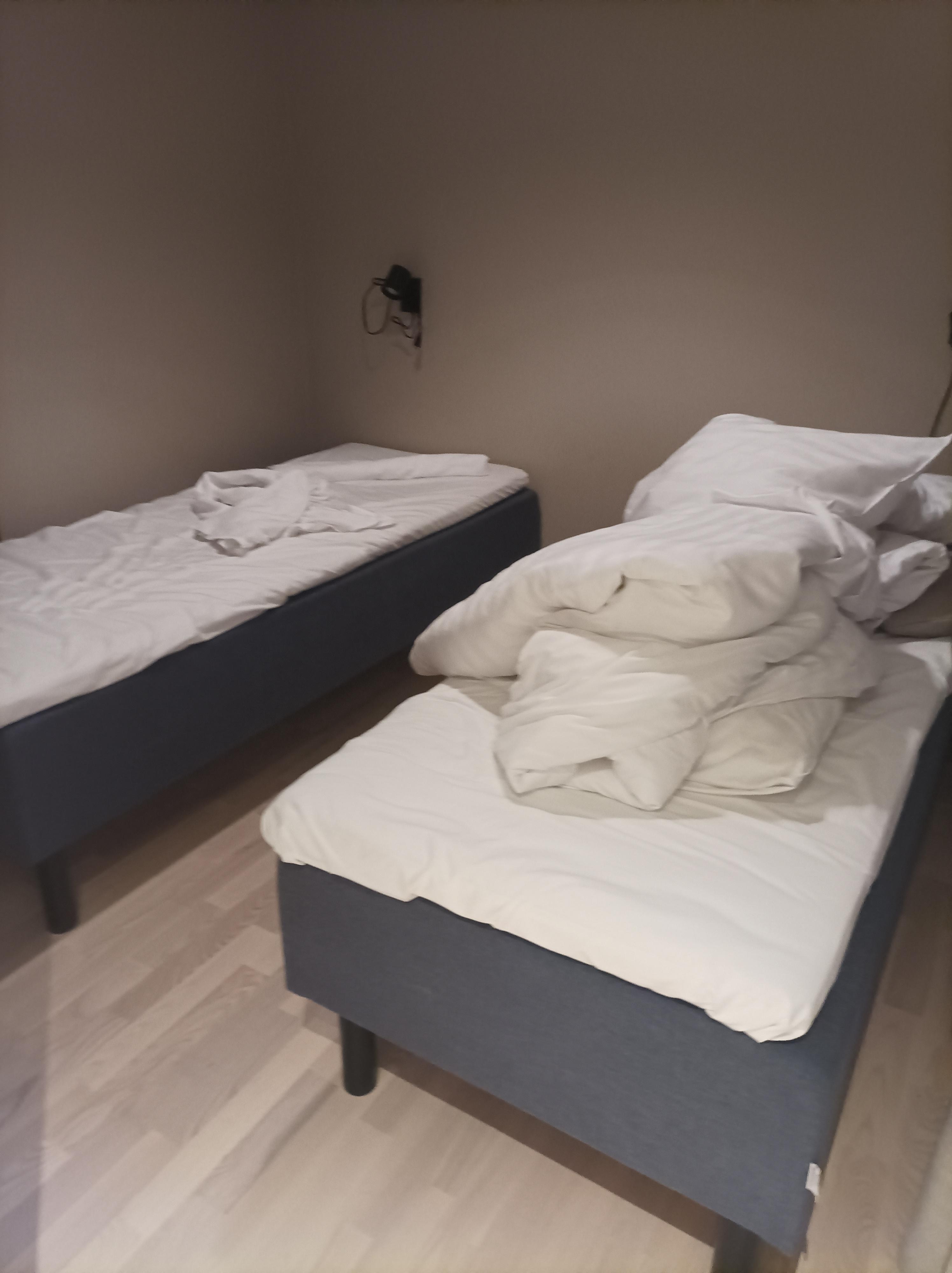 Beds were not made