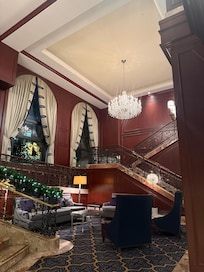 Lobby at Christmas