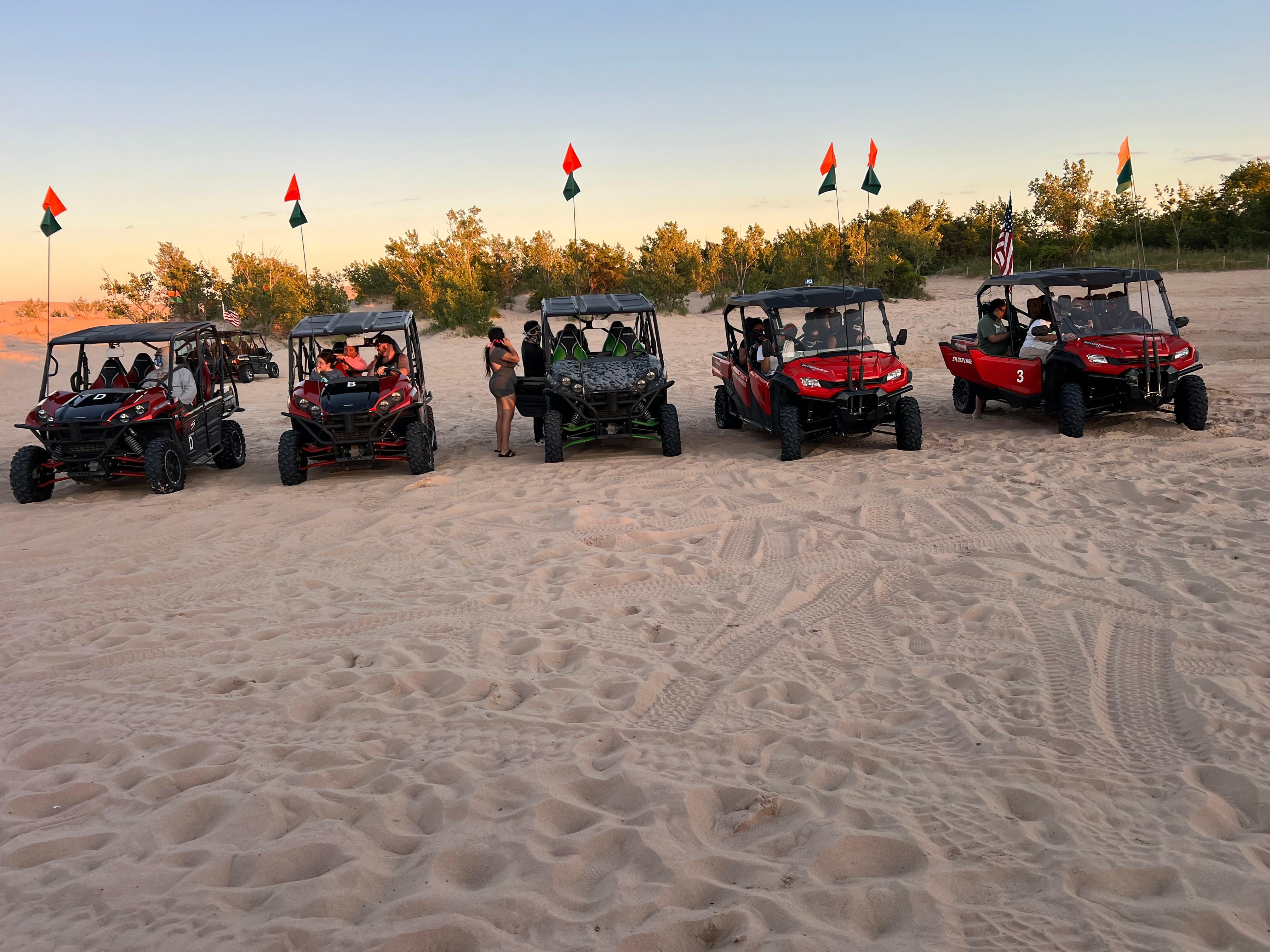 We’re about to race on the sand