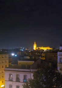 A view from the roof top terrace