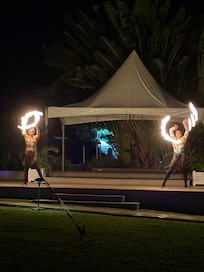 Fire dancers - great entertainment!!