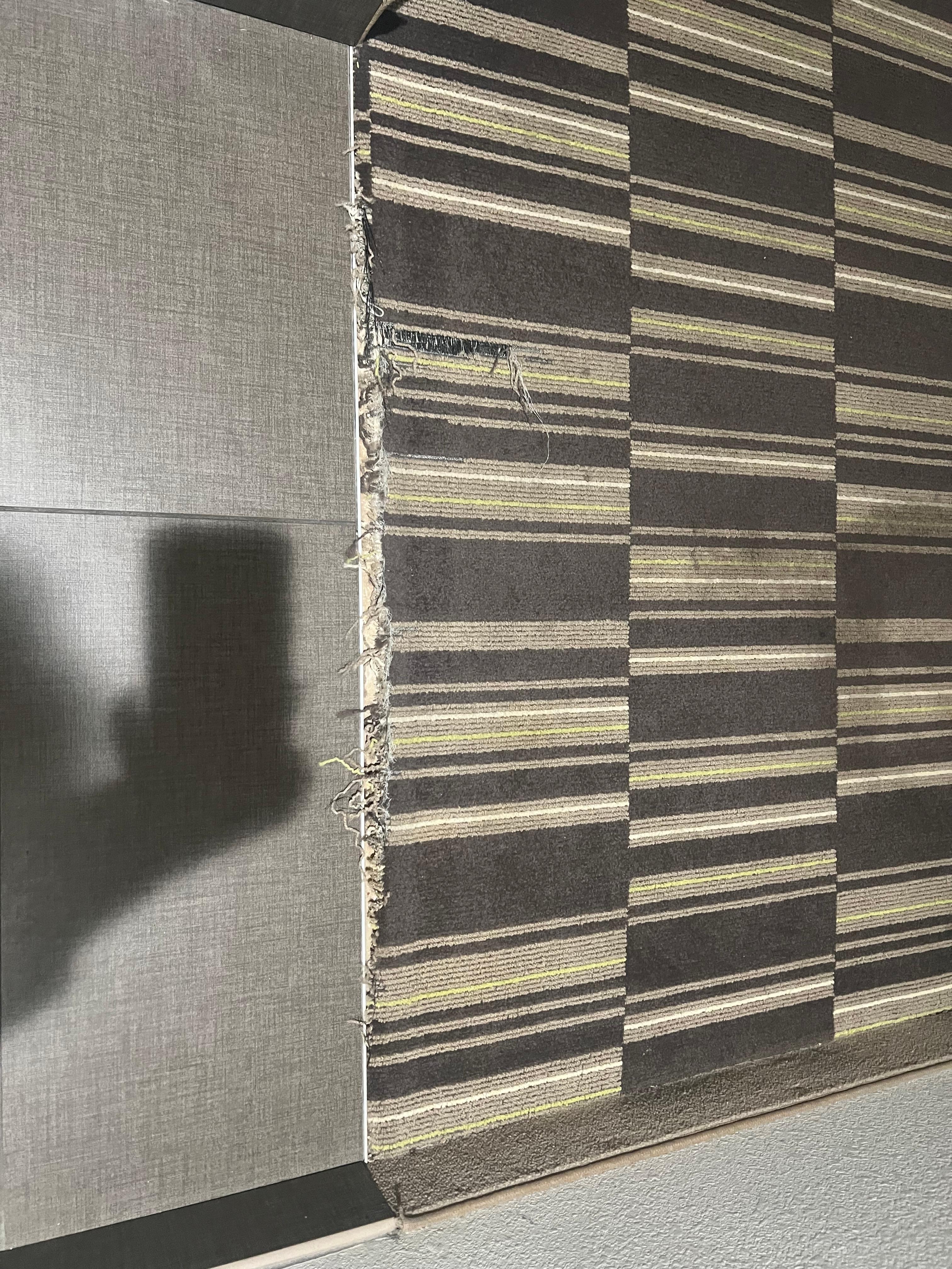 Carpet pulling up and in need of repair