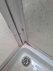 Etat de la douche.
Douteux...