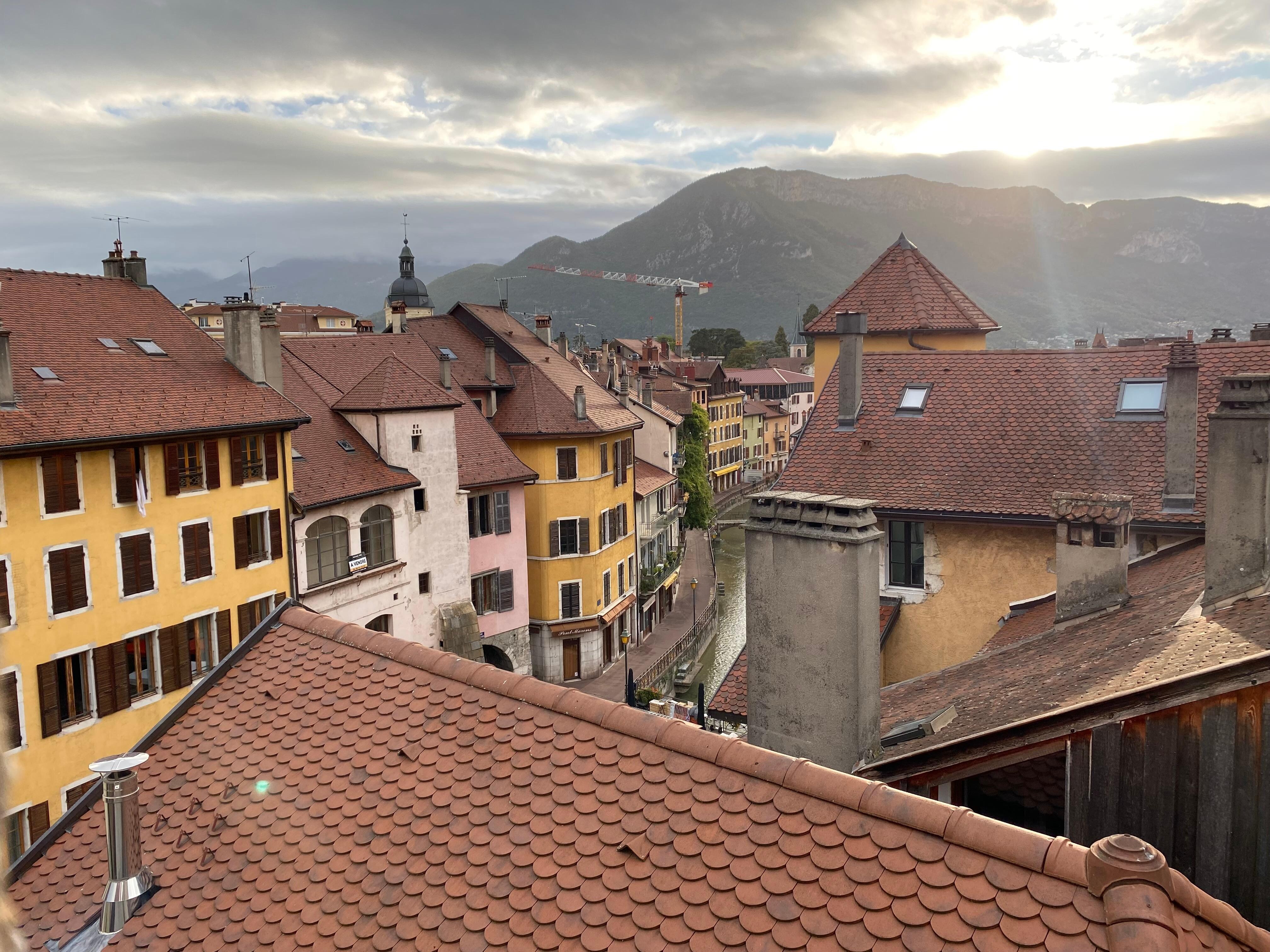 View from the apartment. 