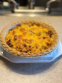 Perfect pie in the toaster oven.