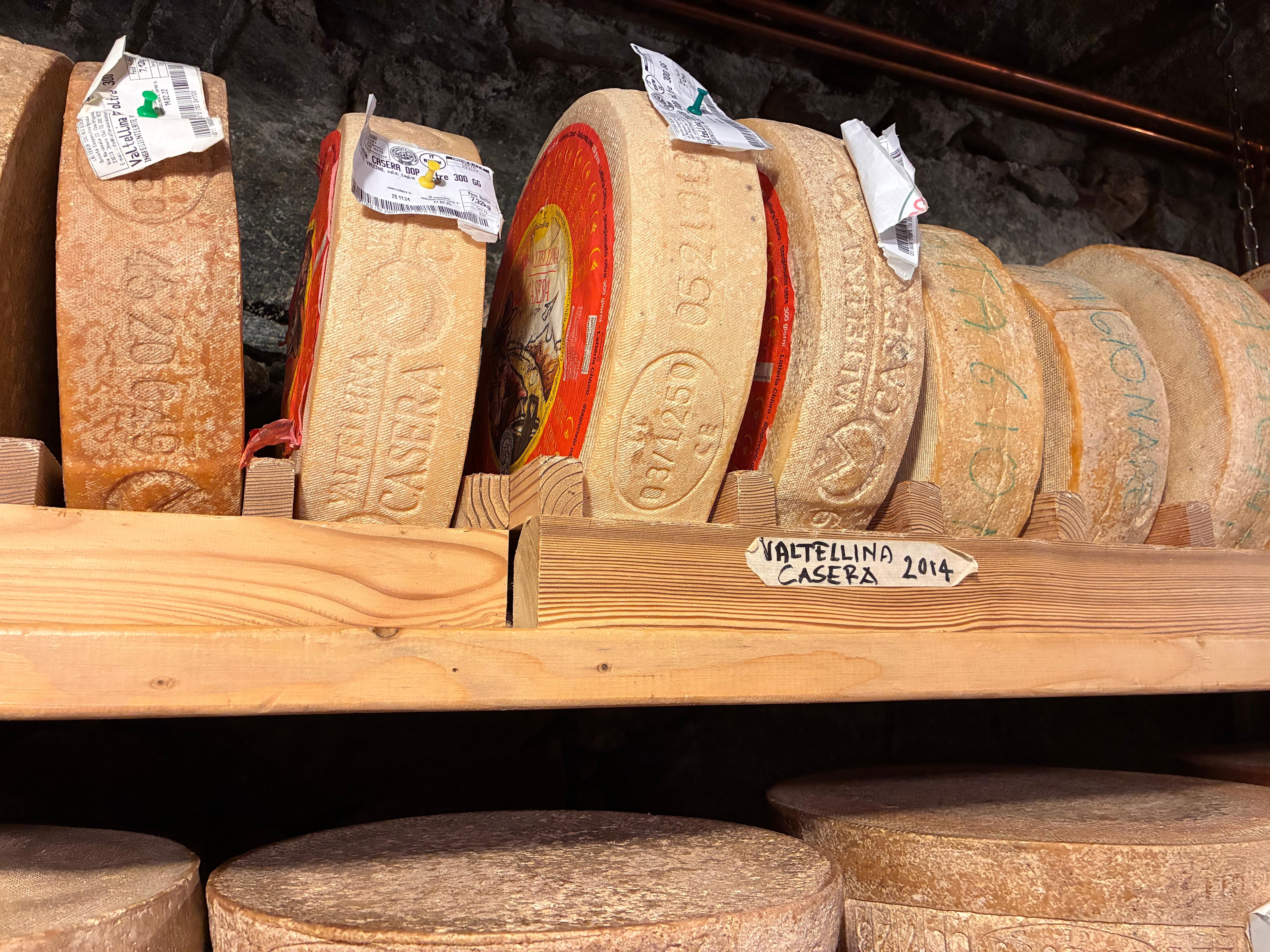 Cheese made from cows on the property.