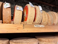 Cheese made from cows on the property.