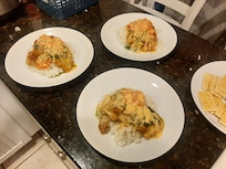 Family dinner in the Dunes Suite.