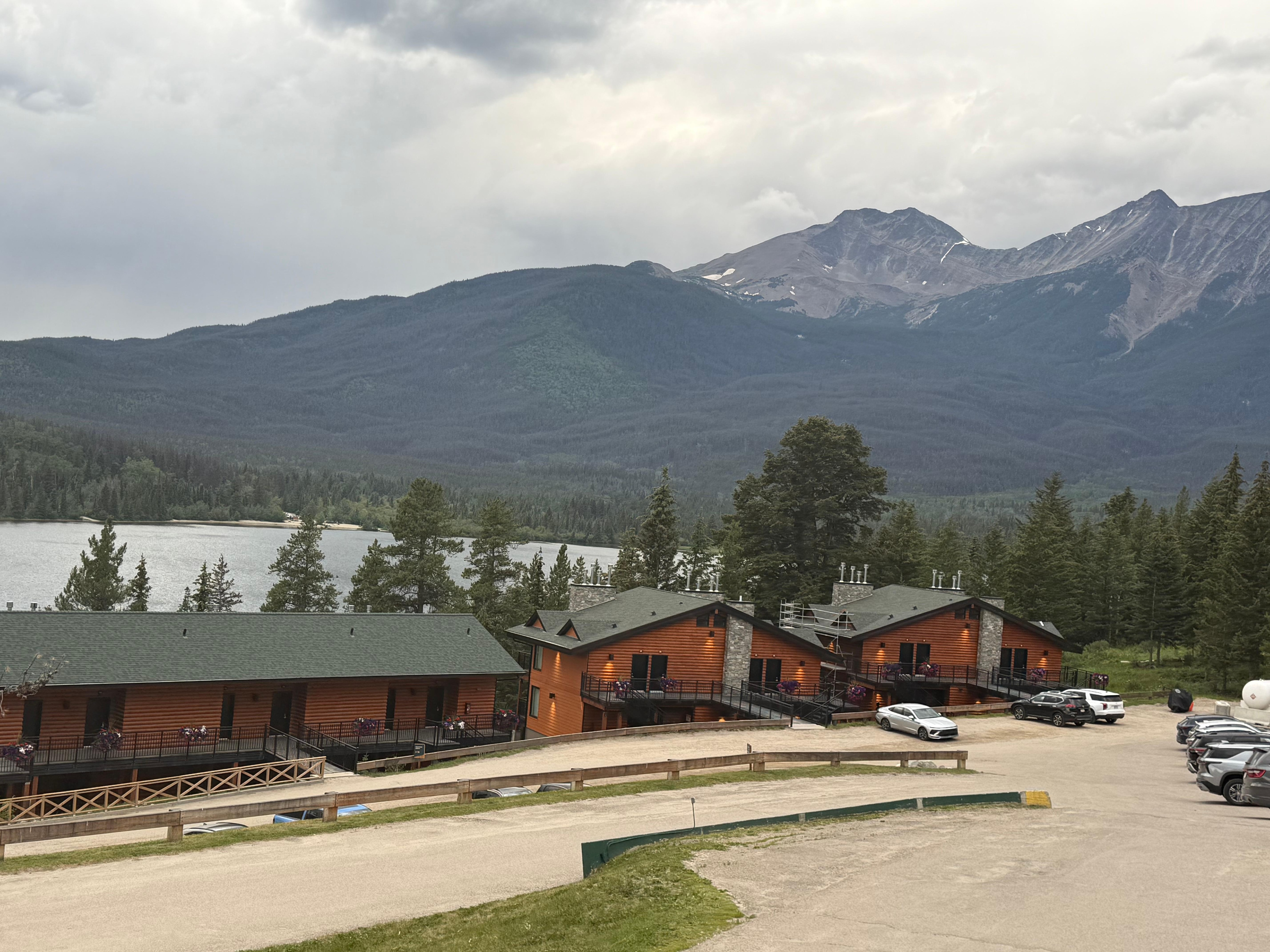Looking from suite 66 towards lake 