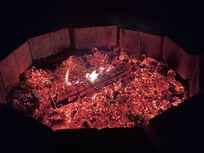 Outdoor fire pit!
