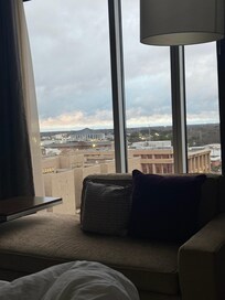 Top floor view of the city