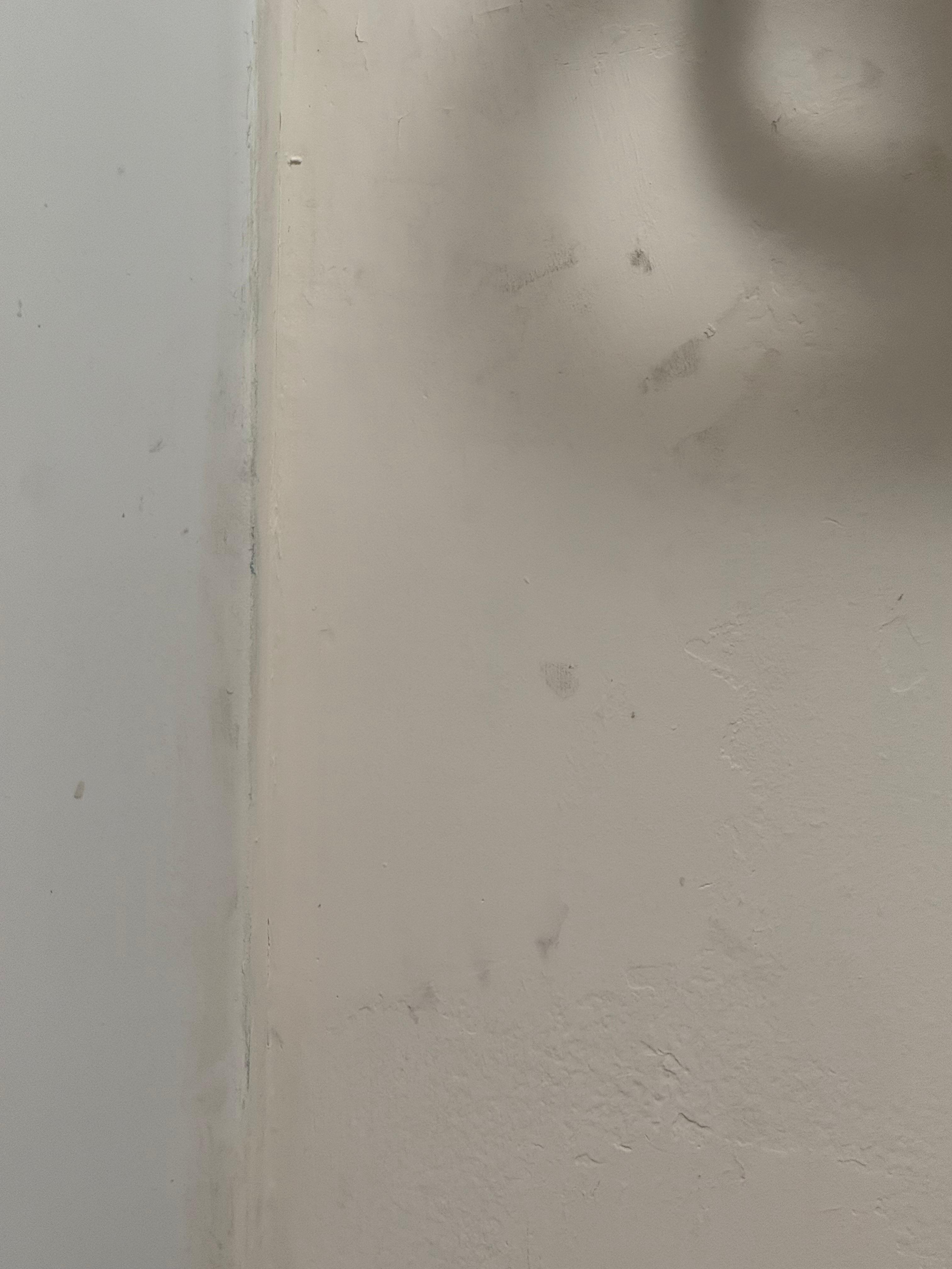 Shower wall wasn’t that clean 