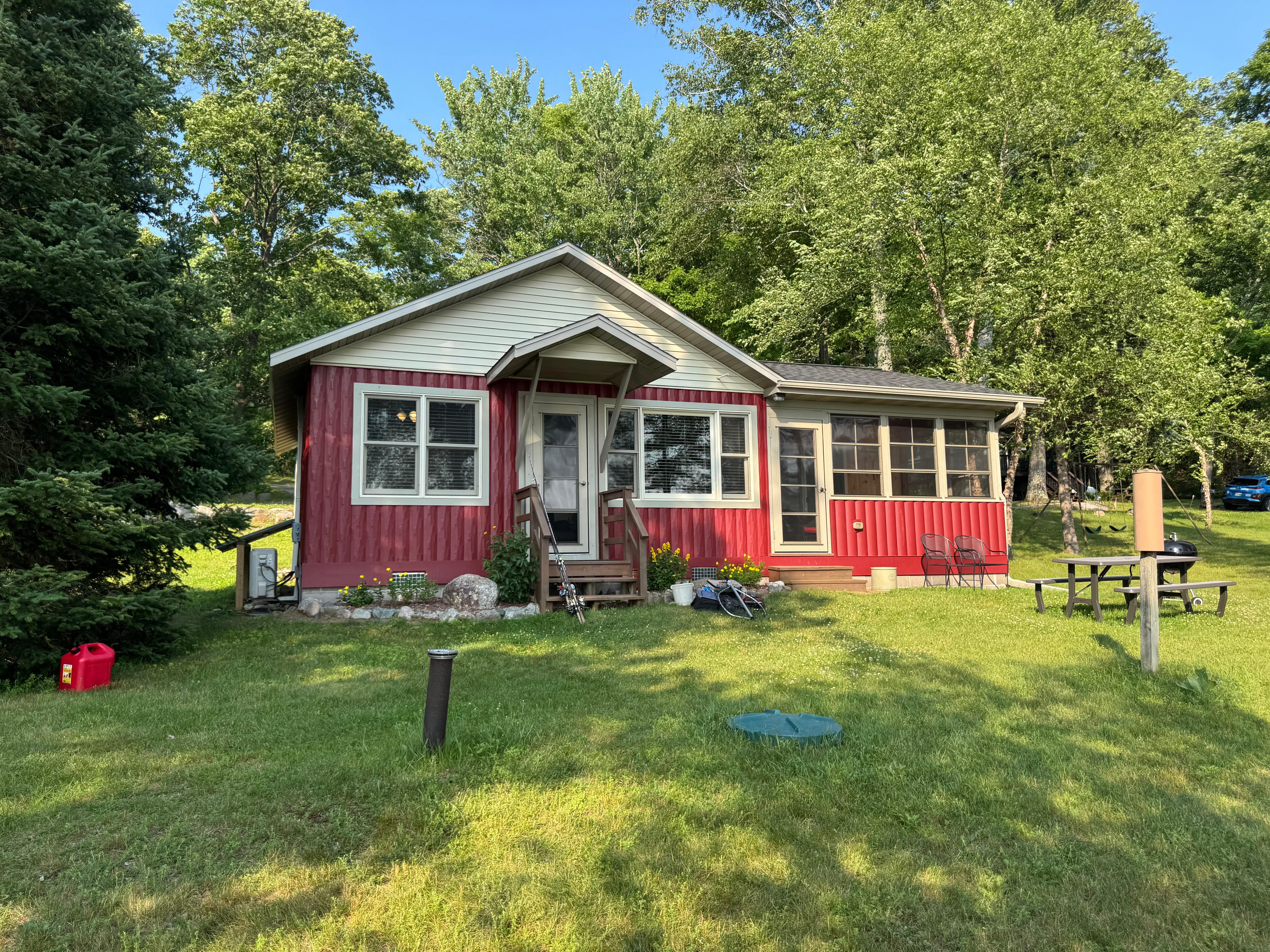 Front of cabin