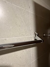 Towel hanger falling from the wall