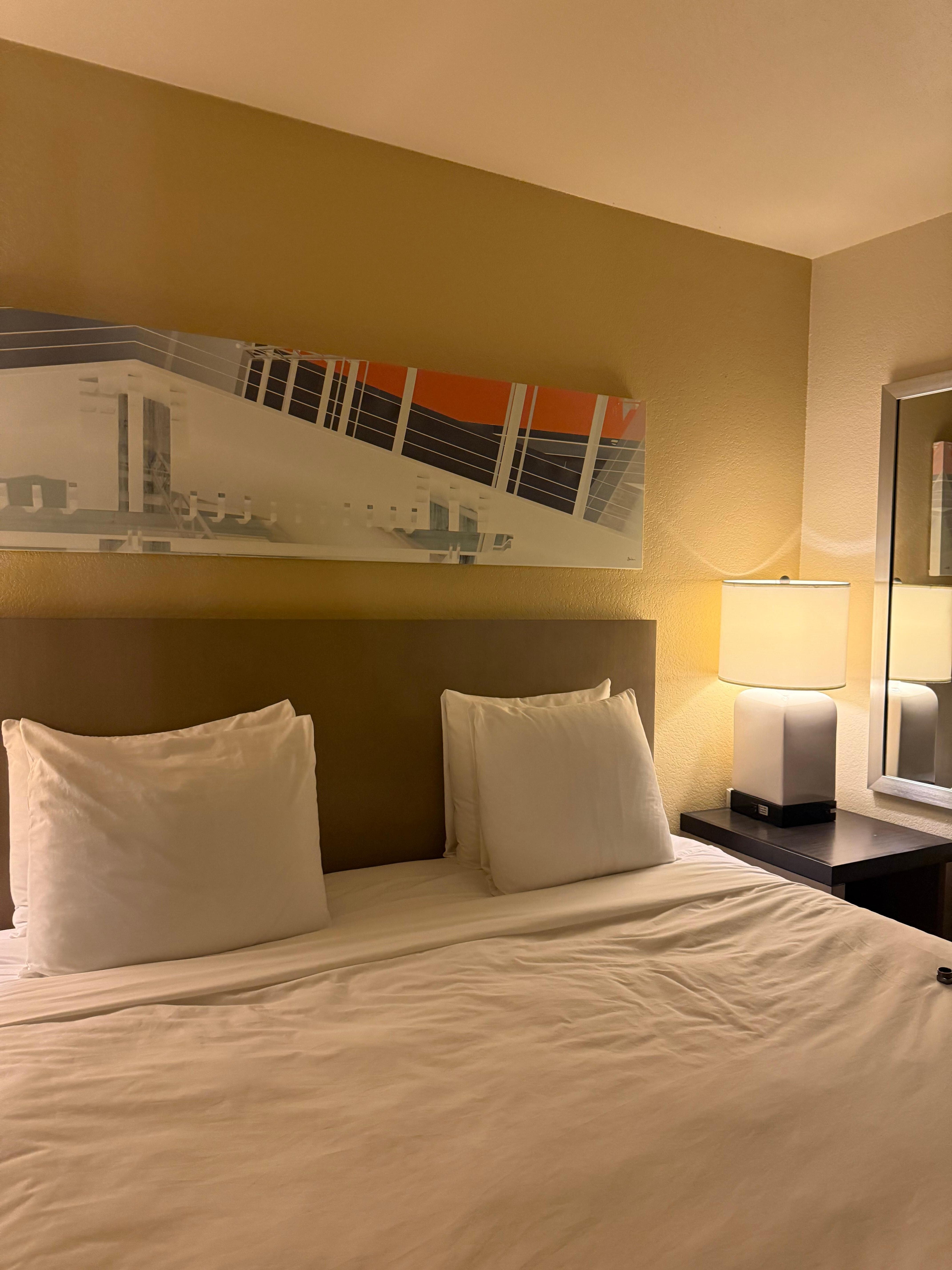 Master bedroom with Cal King Bed