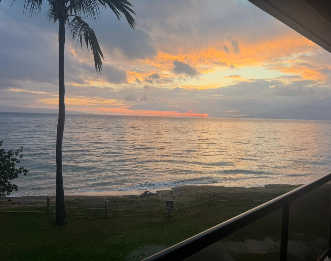 Beautiful sunsets from the lanai