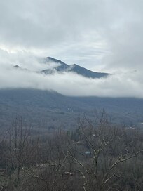We relaxed among the clouds.