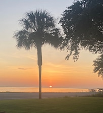 Sunrise over the bay as we left Saturday morning.