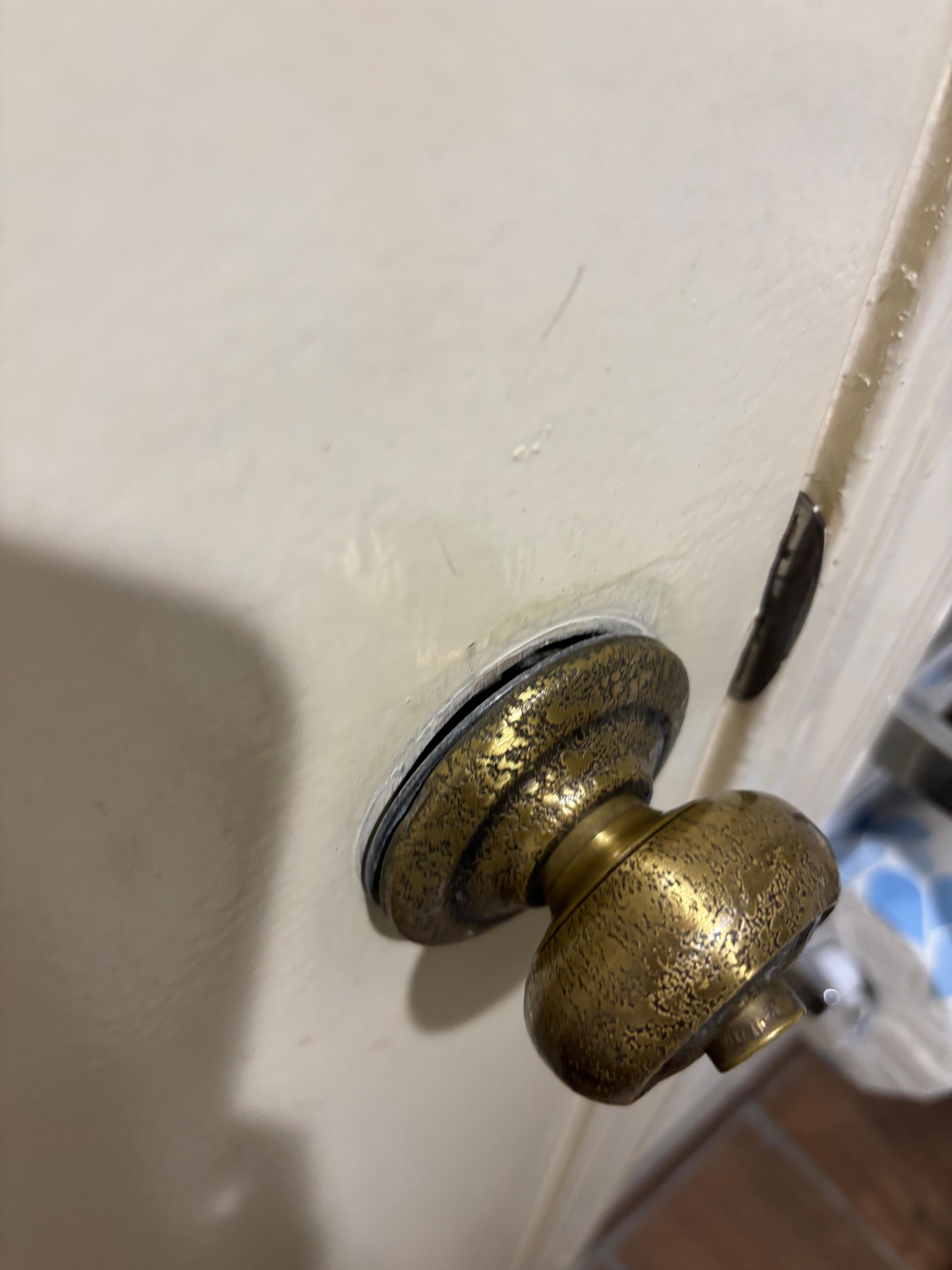Doorknob was loose