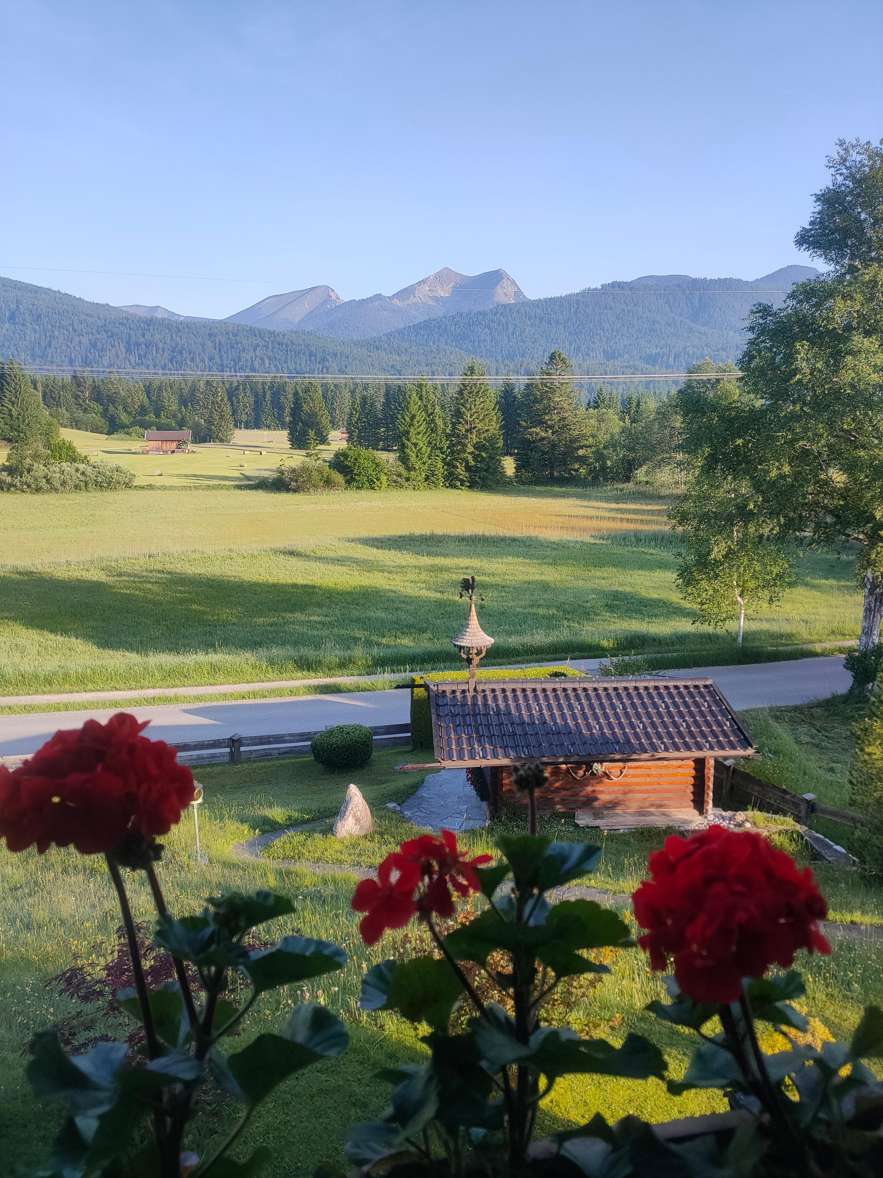 Blick von unserem Balkon 