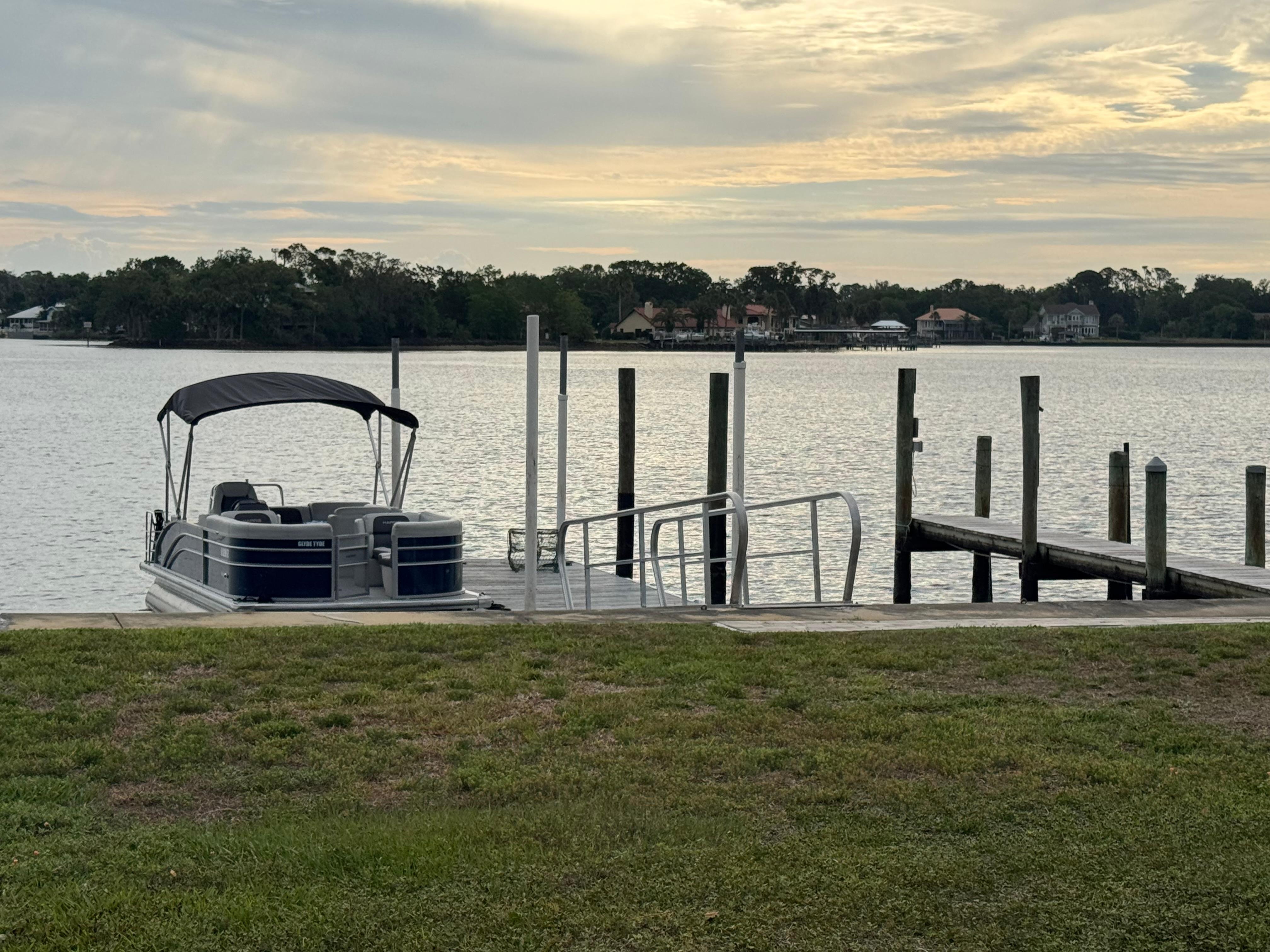 Docking our boat 
