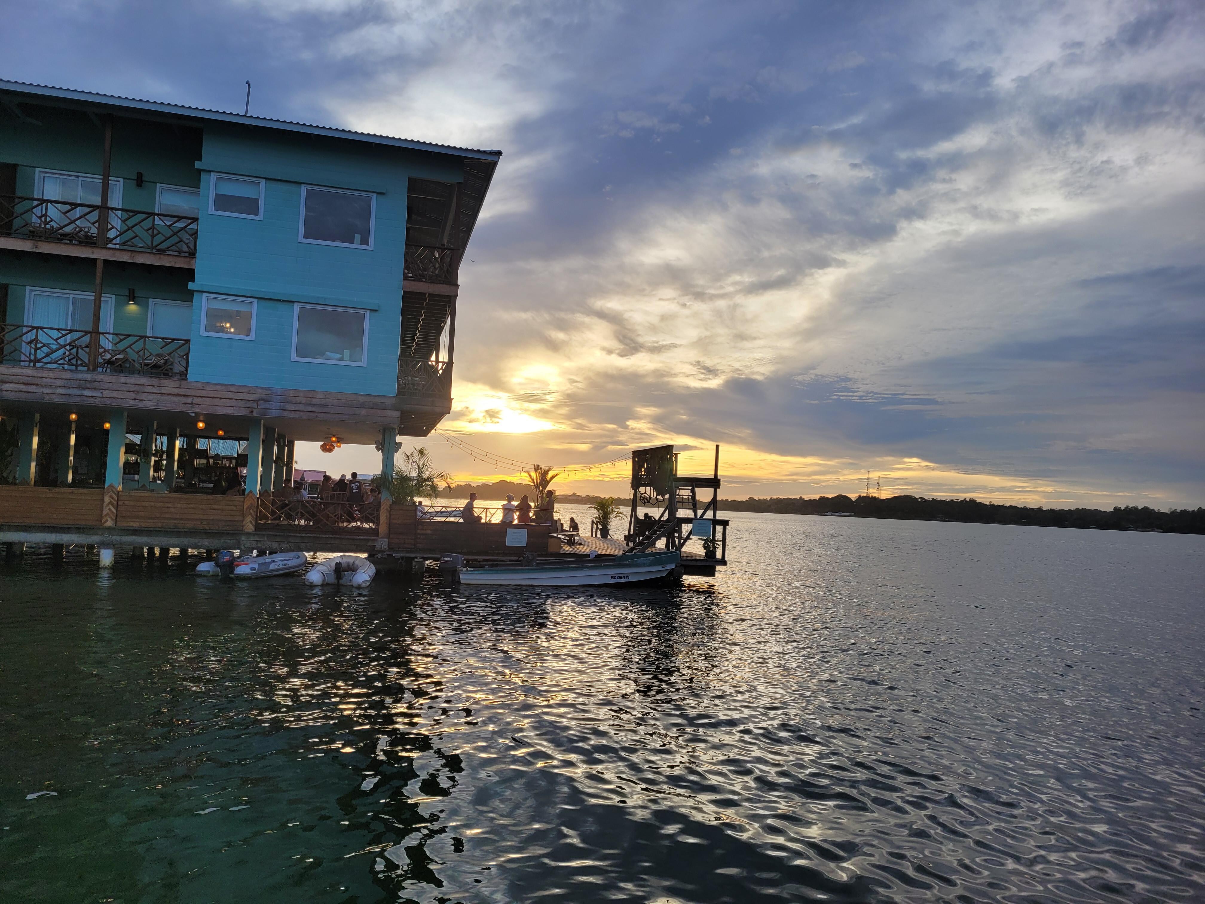 The view from JJs restaurant across street from SunHaven