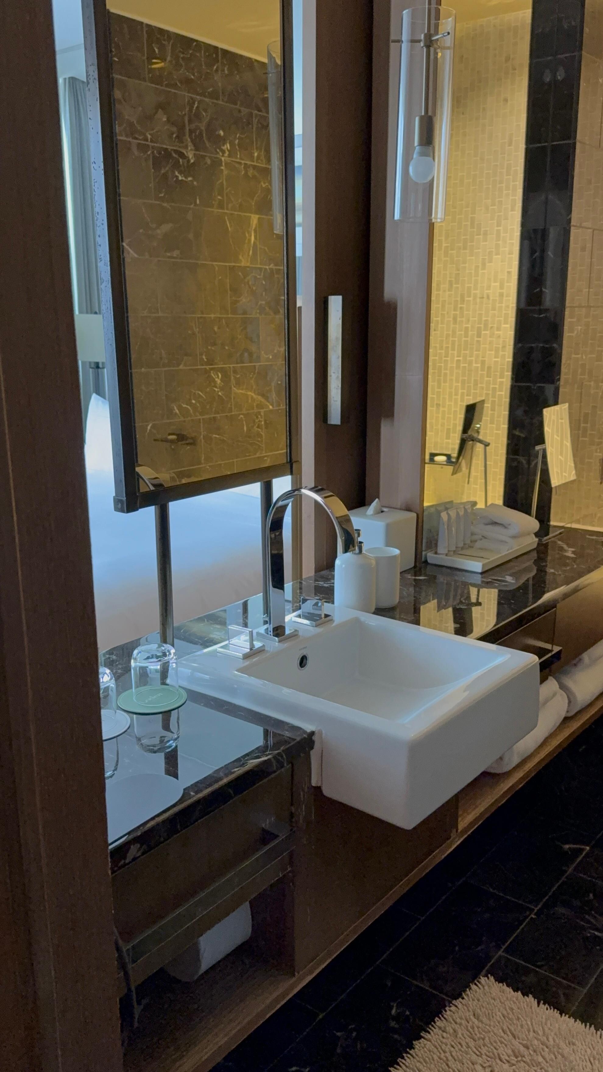 Sink in bathroom 