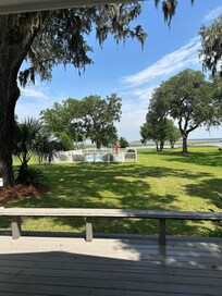 View front the back porch