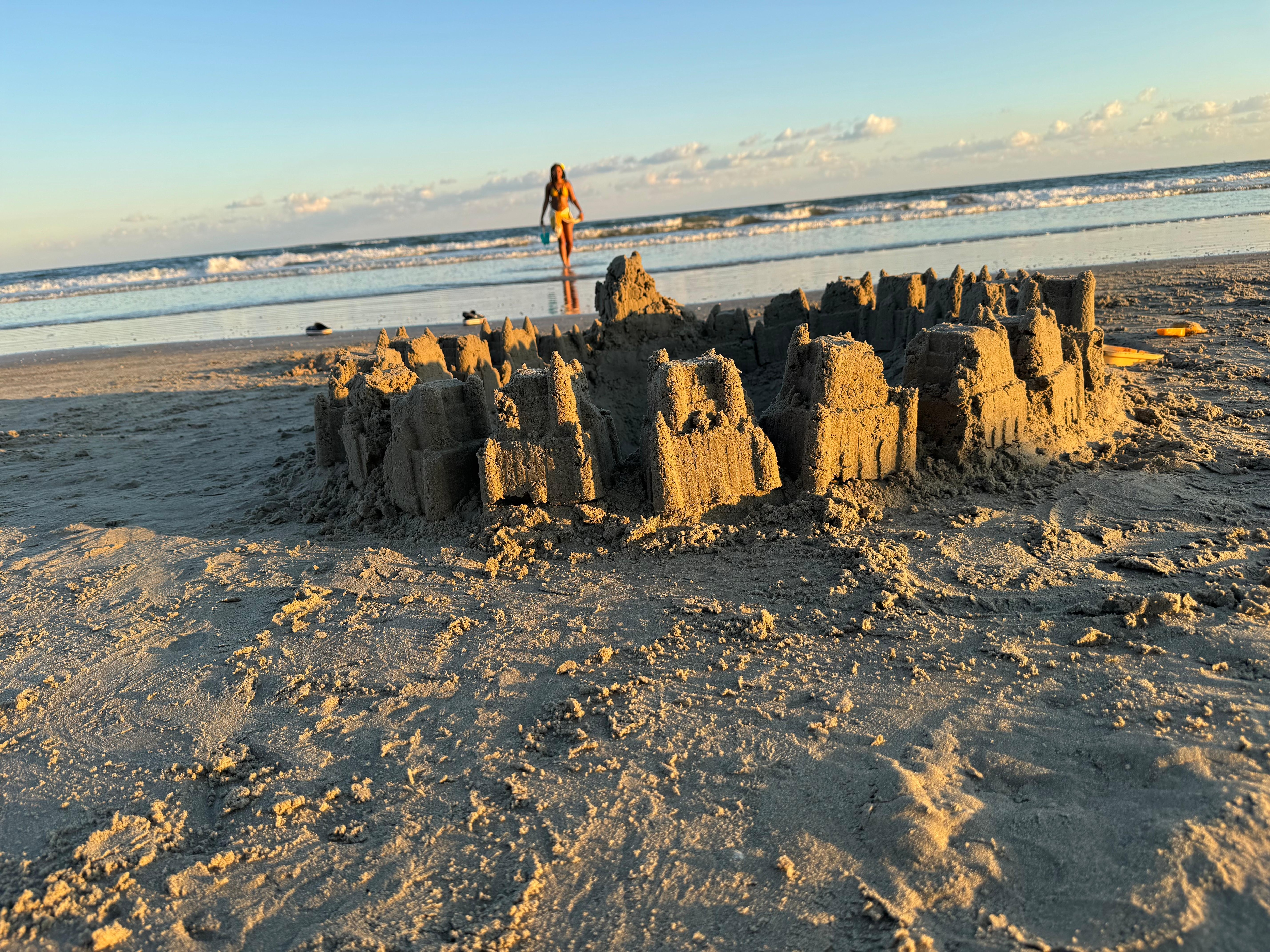 Sand Castle on the beach