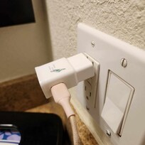 Outlets are very loose. Had to try 4, before I could find one that would hold my charger. Ended up having to unplug the clock and use that one. Double outlet but only one plug would stay in place.