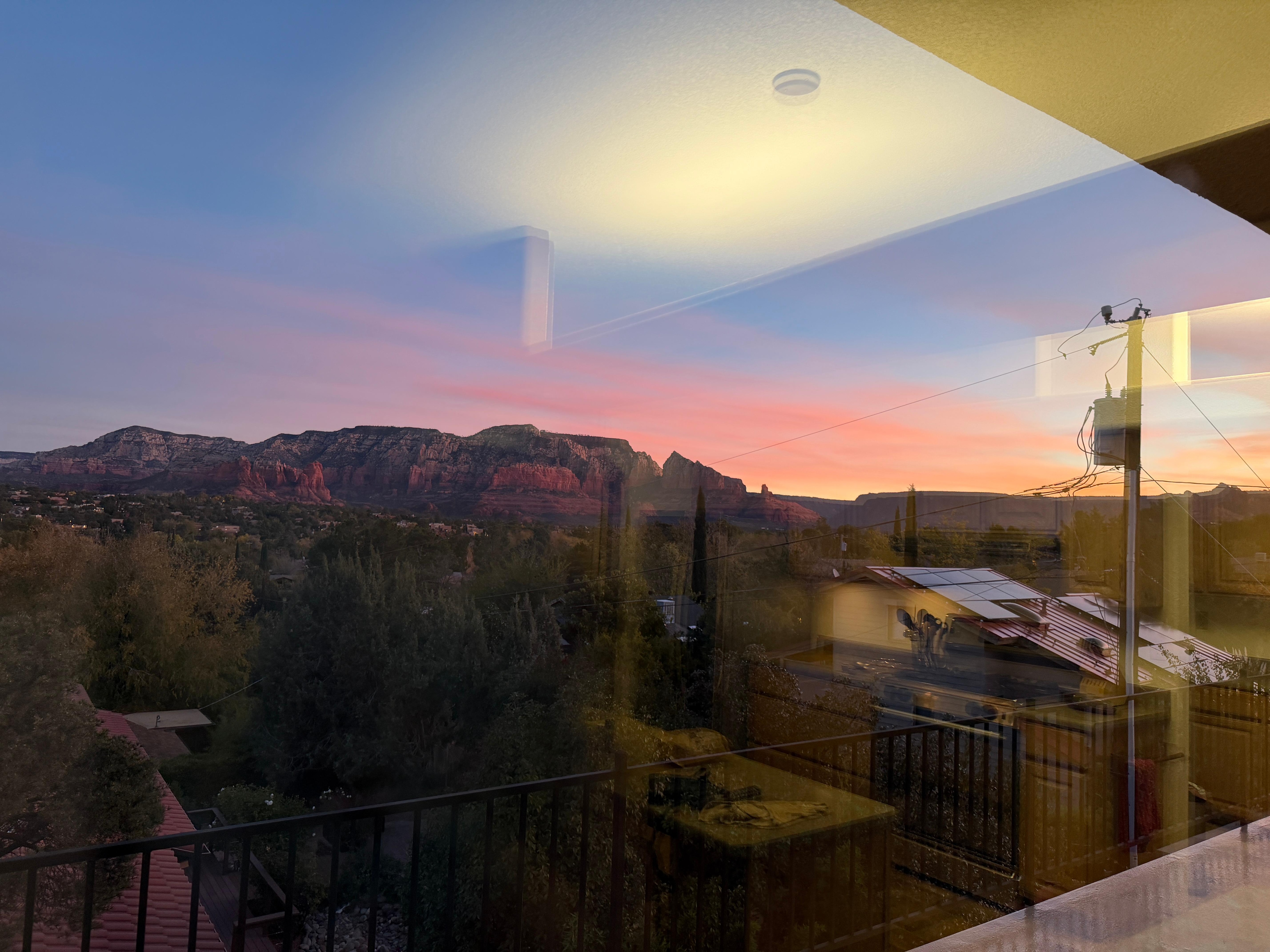 Actual sunrise from the deck.  