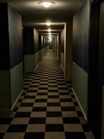 Hallway - reminded me of The Shining.