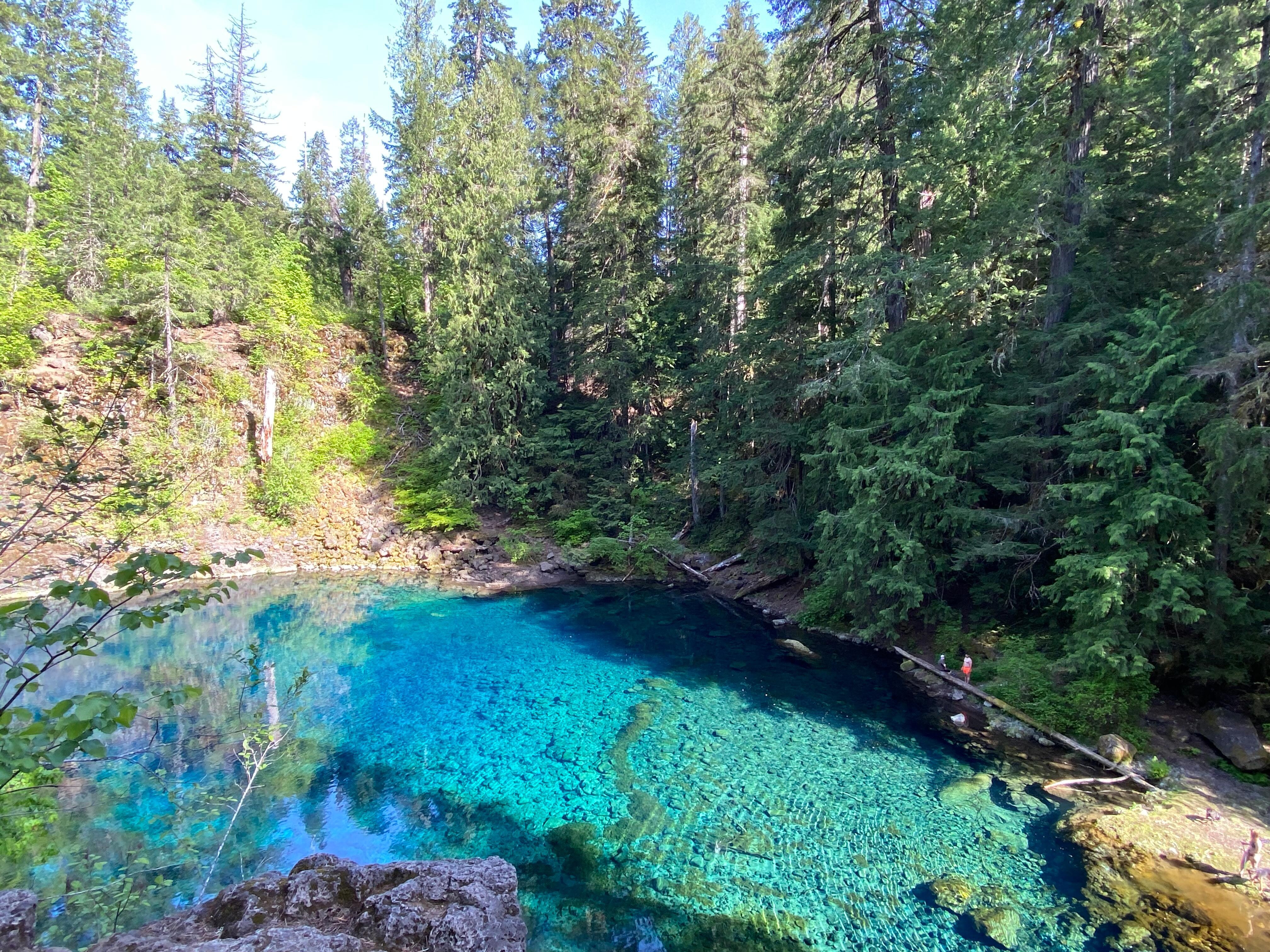Blue pool… 2 mile hike
