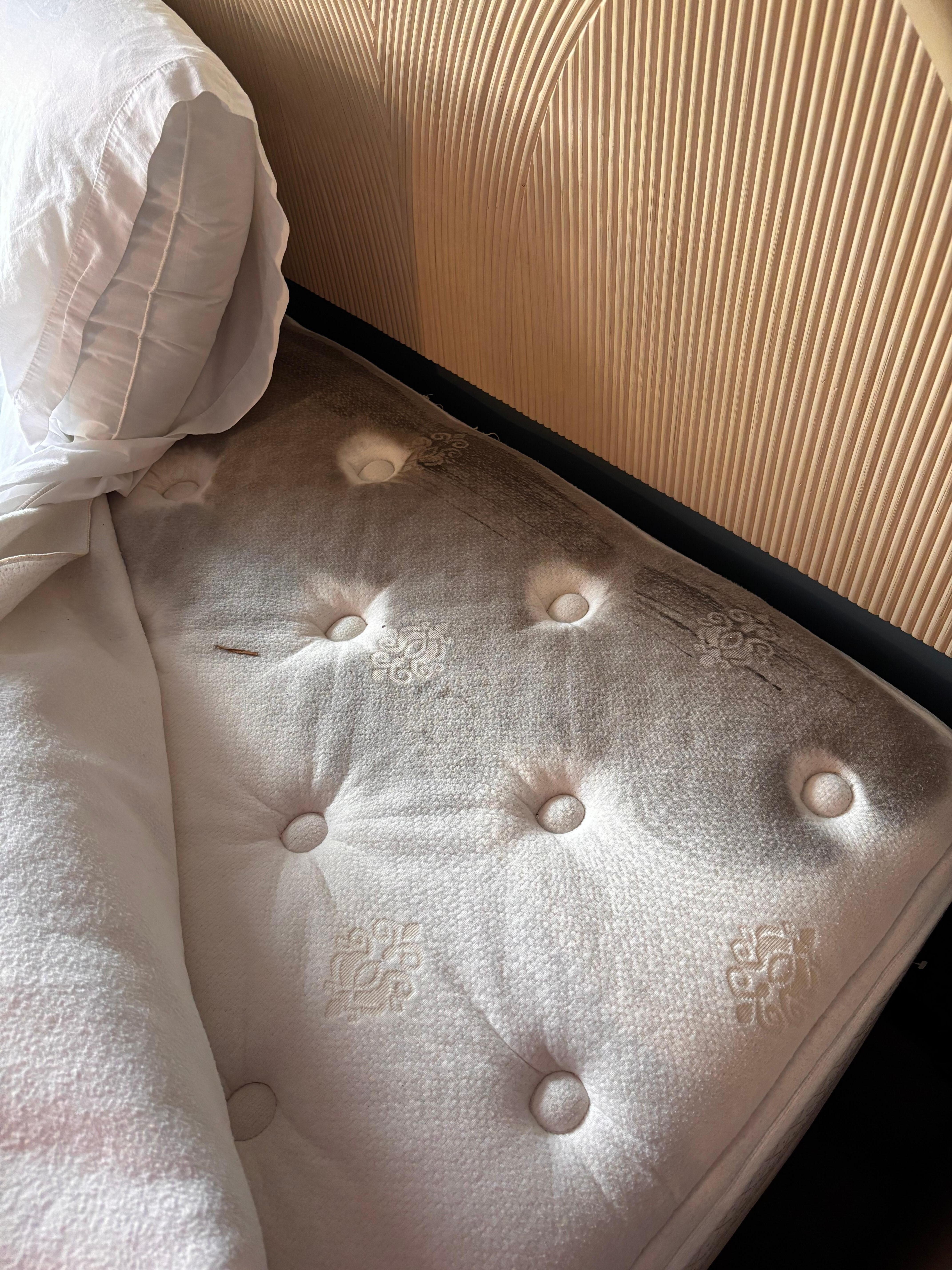 Mattress in hotel room that slept 5+
