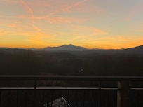 Sunset from the deck.