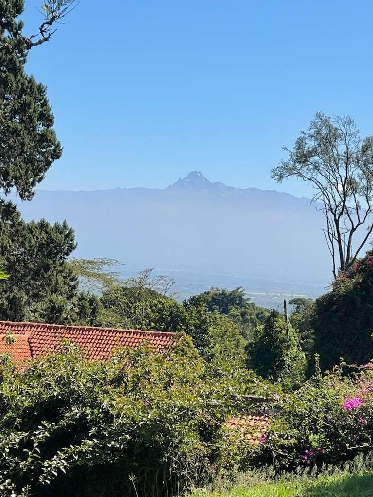 Mt. Kenya from Aberdare Country Club