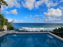 View from the covered patio