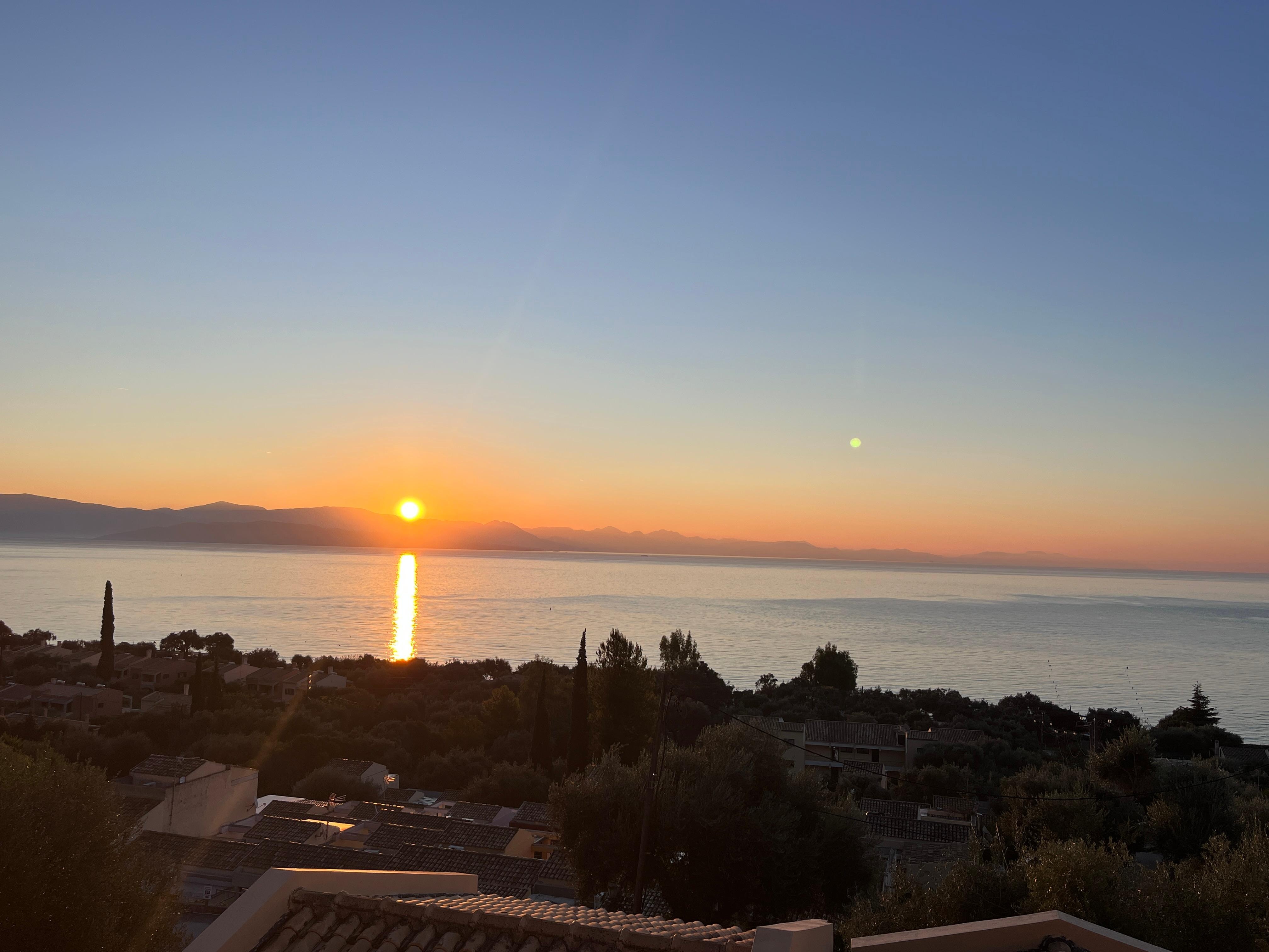 Morning view from terace