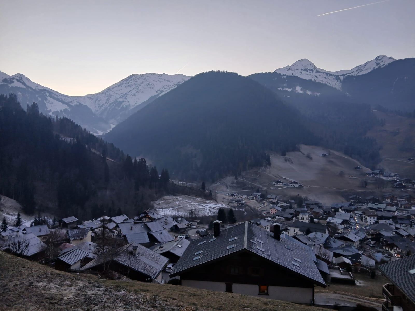 Ube belle vue sur Arêche surtout le soir 