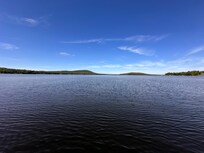We paddleboarded around the lake
