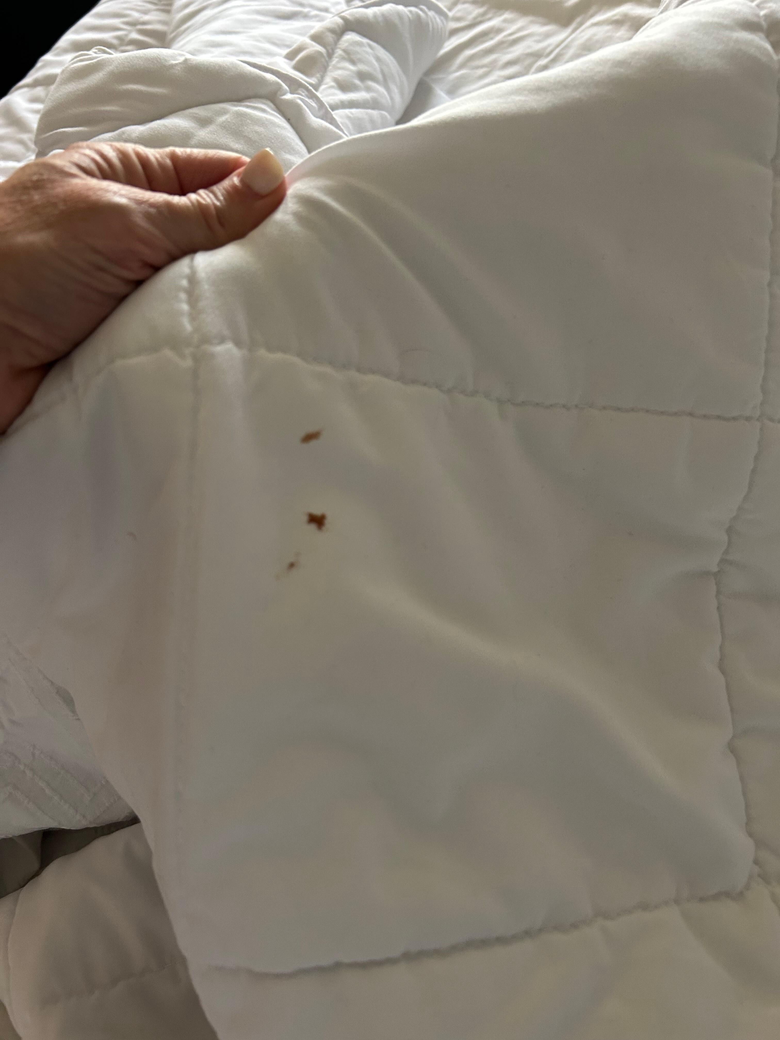 Stained linen