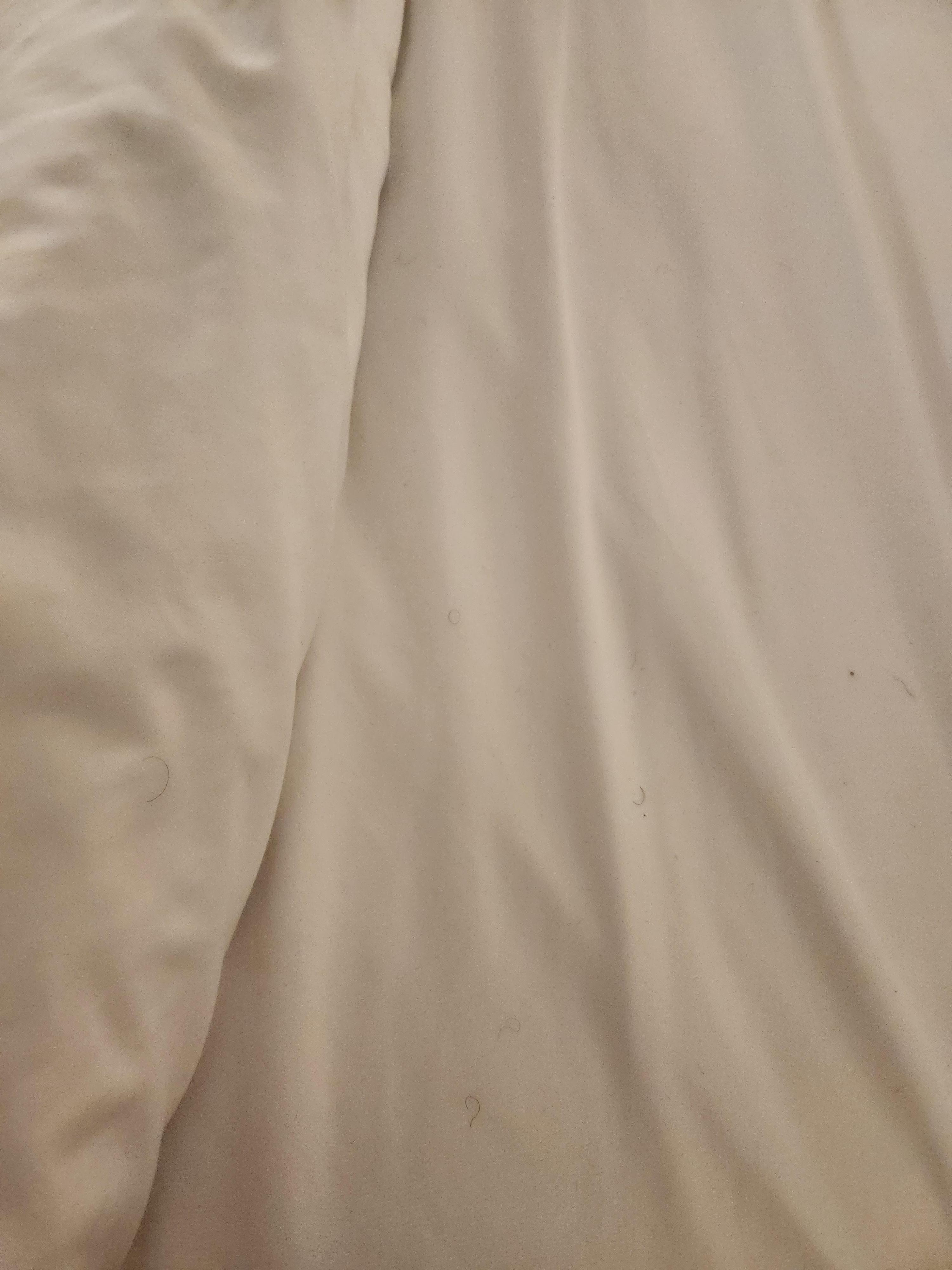 Freshly turned down bed