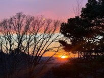 From the balcony outside of our room