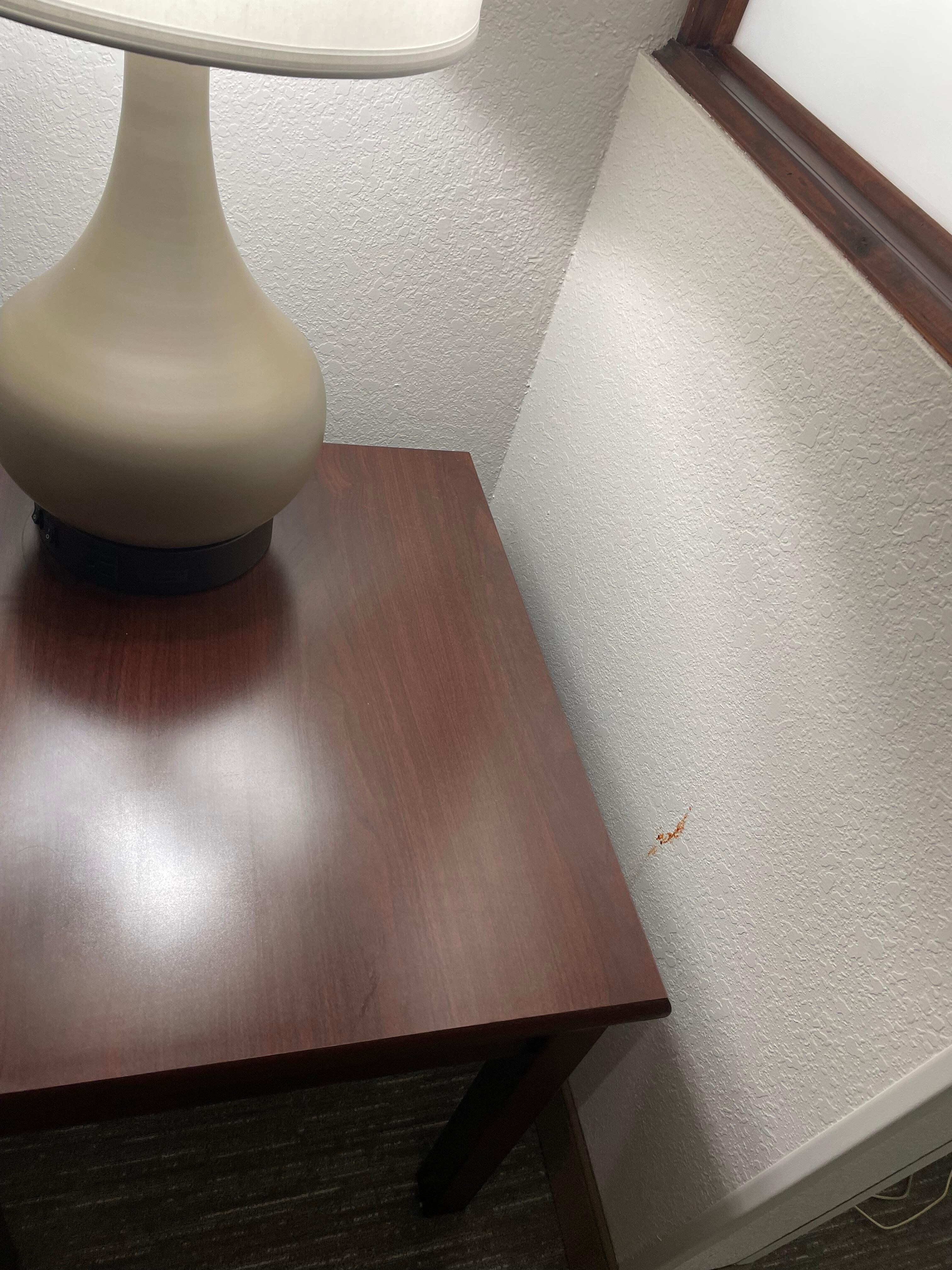 Food on wall in plain sight