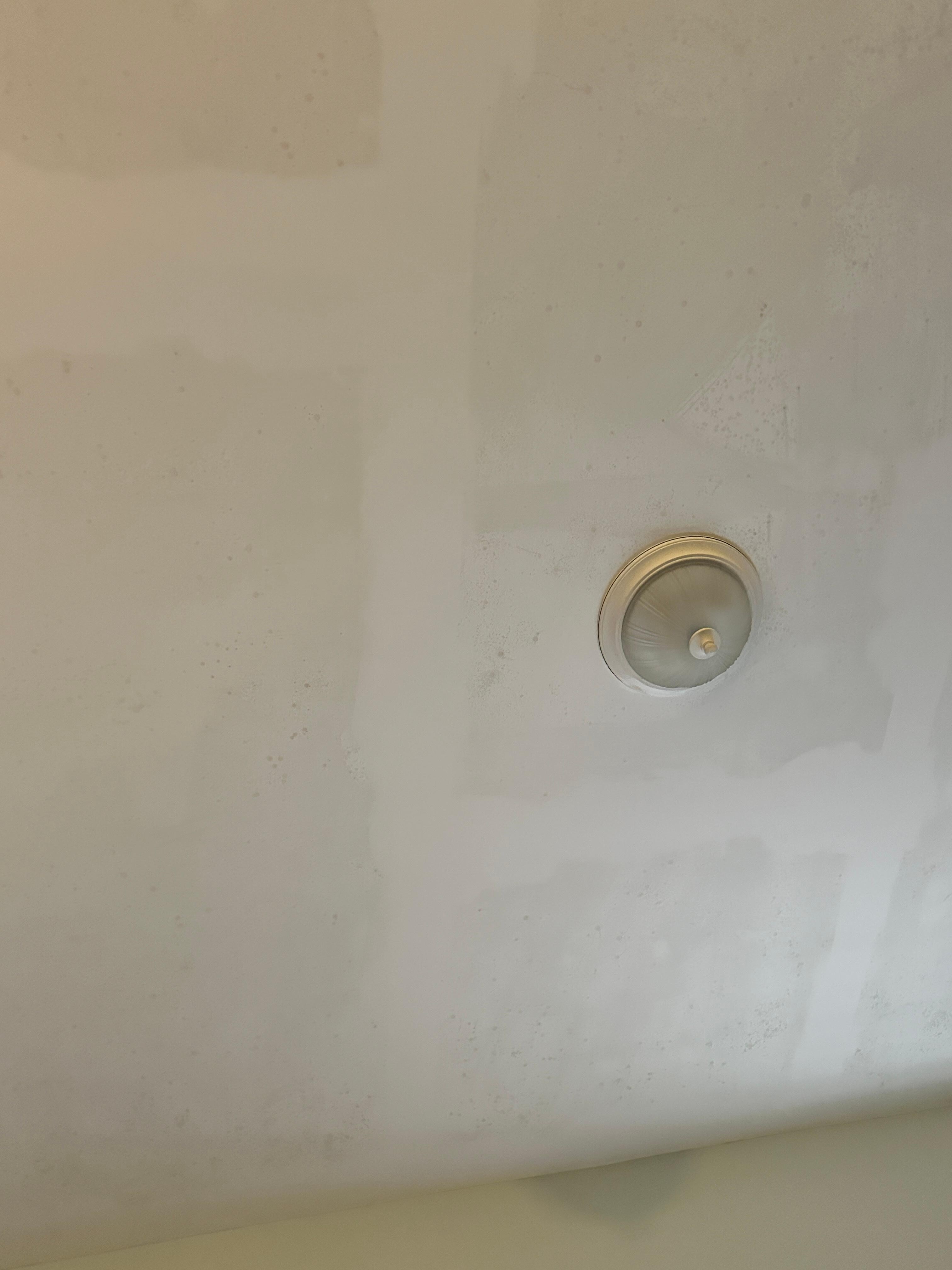 Ceiling with stains